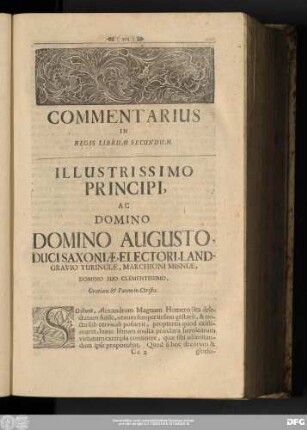 Commentarius In Regis Librum Secundum.