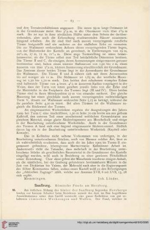 3: Saalburg : Römische Funde am Herzberg