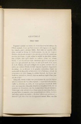 Chapitre II 1844-1849