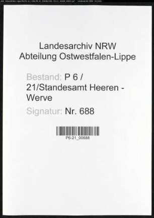 Namensverzeichnisse Heeren - Werve, Todesfälle