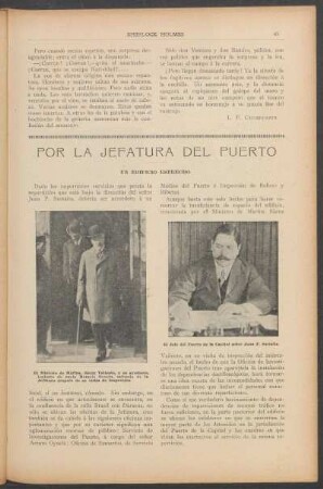 Por la jefatura del Puerto - Un edificio estrecho