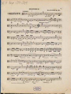 Sextett für 2 Violine, 2 Bratschen und 2 Violoncelle : op. 44