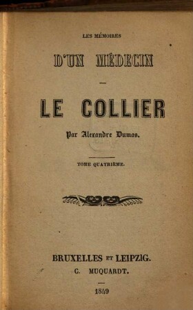 Les Mémoires d'un médecin, 4