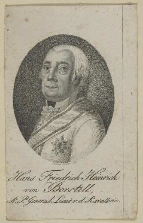 Bildnis des Hans Friedrich Heinrich von Borstell