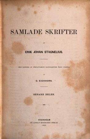 Samlade skrifter, 2