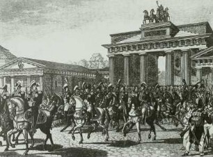 Napoleons Einzug in Berlin am 27.09.1806