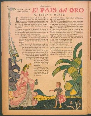 El país del oro : Cuento para los niños