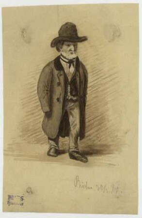 Portrait eines Bückeners, Mann mit Bart und Hut