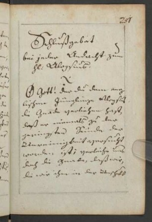 Schlußgebet bei jeder Andacht zum hl. Aloysius.