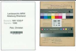 Entnazifizierung Christian Pelz , geb. 29.05.1894 (Angestellter)