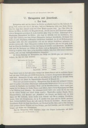 VI. Patagonien und Feuerland.