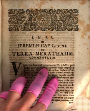 In vaticinium Jeremiae cap. L, v. 21. de terra Merathaiim