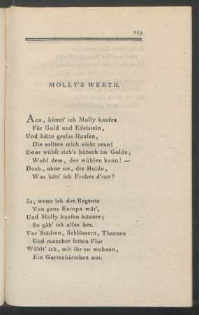 Molly's Werth
