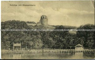 Der Bismarckturm auf dem Weinberg in Gotzlow (Stettin)