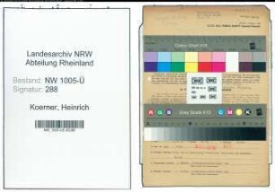 Entnazifizierung Heinrich Koerner , geb. 07.09.1904 (Feuerwehrmann)
