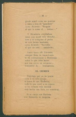 El crímen
