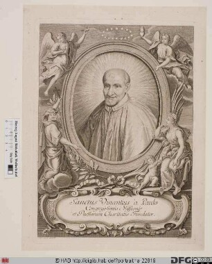 Bildnis hl. Vincent de Paul (eig. Vincent Depaul)