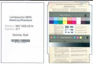 Entnazifizierung Ruth Schmitz , geb. 11.09.1922 (Postangestellte)