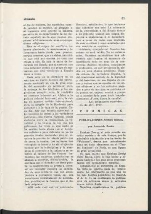 Crónicas