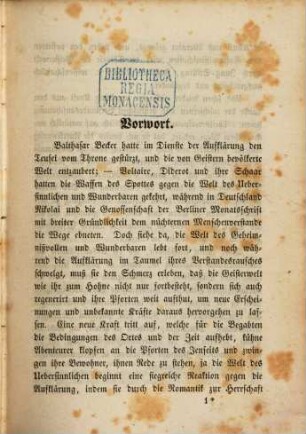 Beglaubigte Mittheilungen aus der Geisterwelt und dem Nachtgebiete der Natur, 1