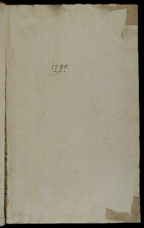 Manual 1790, Göttingen, 1790 : 1790