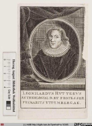 Bildnis Leonhard Hutter