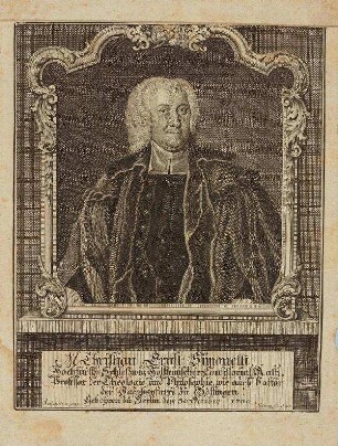 Bildnis von Christian Ernst Simonetti (1700-1782)