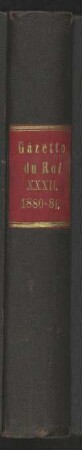 Gazette du Roi : 032, 1880-1881