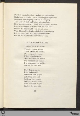 Die Geheim-Feier