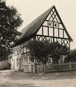 Grumbach bei Wilsdruff. Fachwerkhaus