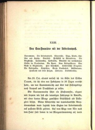 XXIII. Von San-Francisco mit der Ueberlandpost.