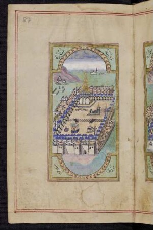 Illustration: Abbildung von Medina aus der Vogelperspektive