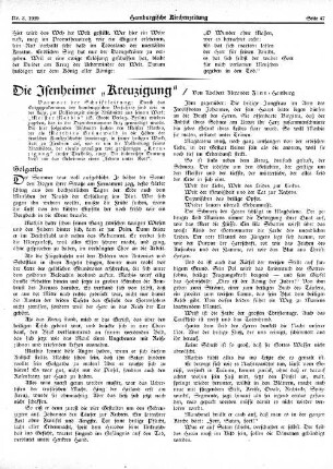 Die Isenheimer „Kreuzigung“