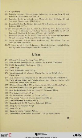 Silber (Nr. 571-615)