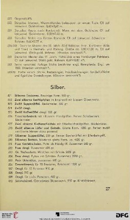 Silber (Nr. 571-615)