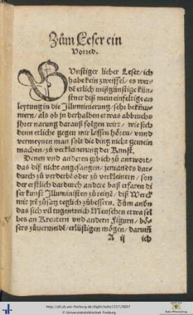 Zuom Leser ein Vorred