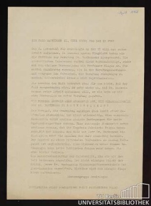 Der Fall Mackensen II