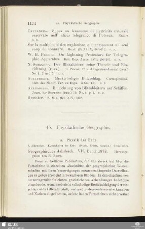 45. Physikalische Geographie
