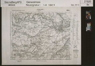 Karte des Sudetenlandes