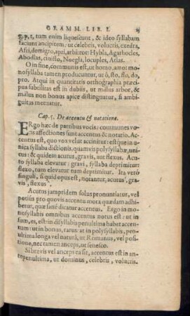 Cap. 5, De accentu & notatione.
