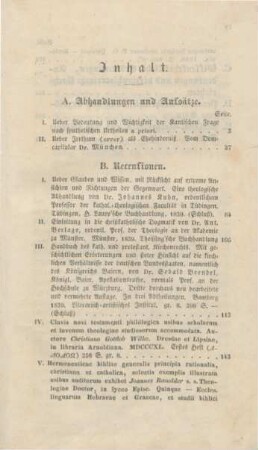 III-IV Inhaltsverzeichnis