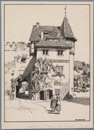 Torhaus von der Innenseite