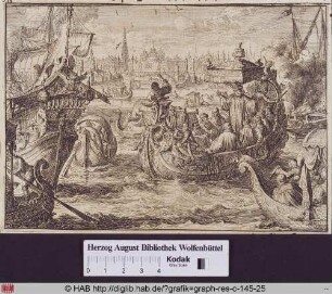 Vermählung Venedigs mit dem Meer durch den Dogen Antonio Priuli im Jahre 1618.