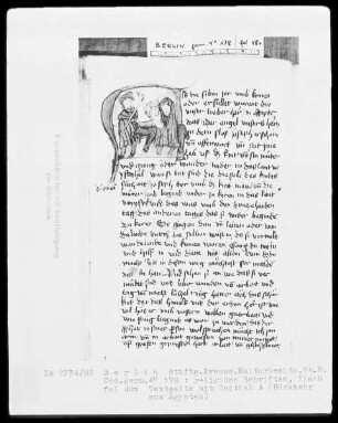 Sammelband verschiedener religiöser Schriften — Rückkehr aus Ägypten, Folio 48verso