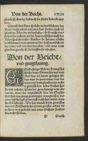 Von der Beicht/ und gnugthuung.