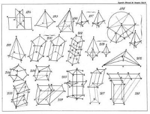 Tafel 9, Elemente der Geometrie, Figuren 194 - 210.
