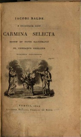 Jacobi Balde ... Carmina selecta