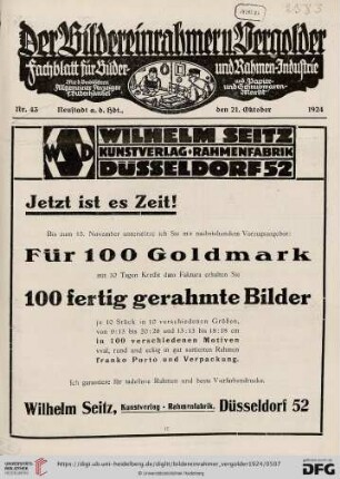 Nr. 43 (21. Oktober 1924)