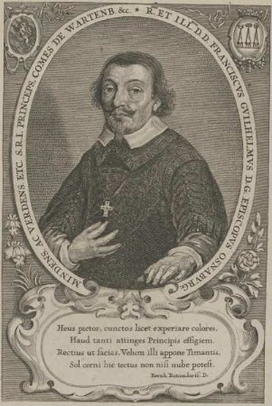 Bildnis des Franciscvs Gvihelmvs, Bischof von Osnabrück