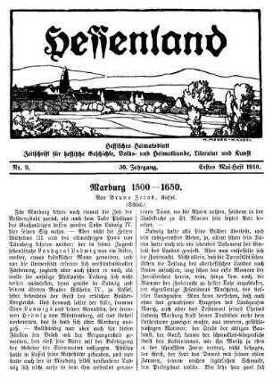 Nr. 9, Erstes Mai-Heft 1916